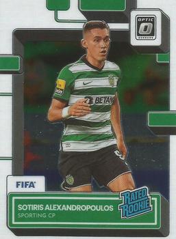 Sotiris Alexandropoulos Sporting CP Panini Donruss Soccer 2022/23 Optic Rated Rookies #177